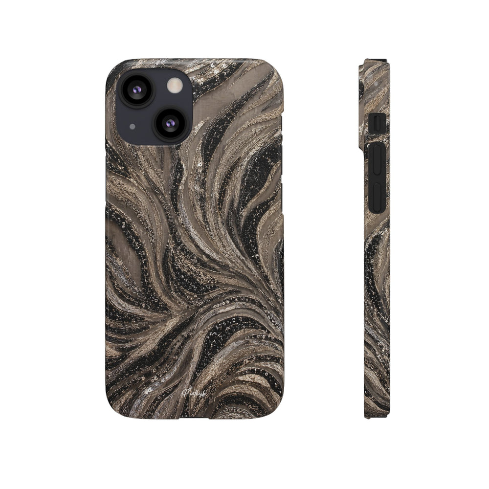 Neutral Swirl Protective Snap Case