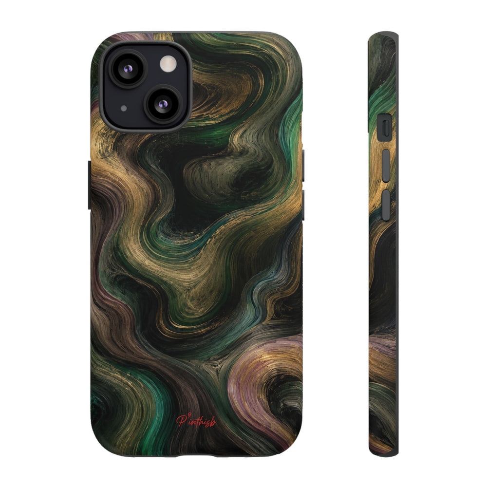 Marbled Forest Tough Phone Case