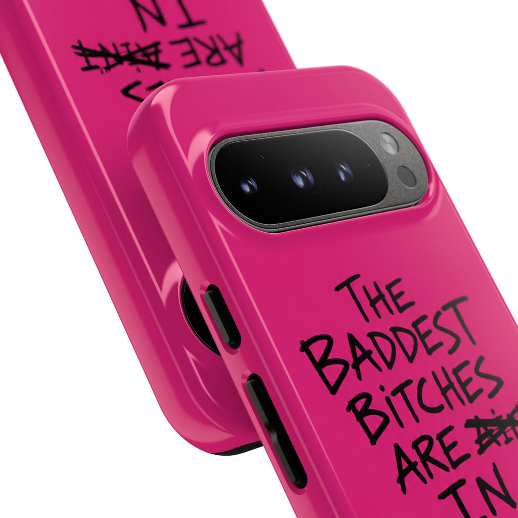 "The Baddest B*tches Are In Kukës" Hot Pink Case