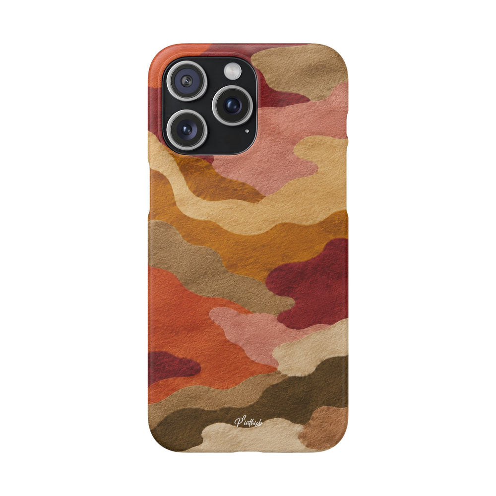 Watercolour Camo Snap Case