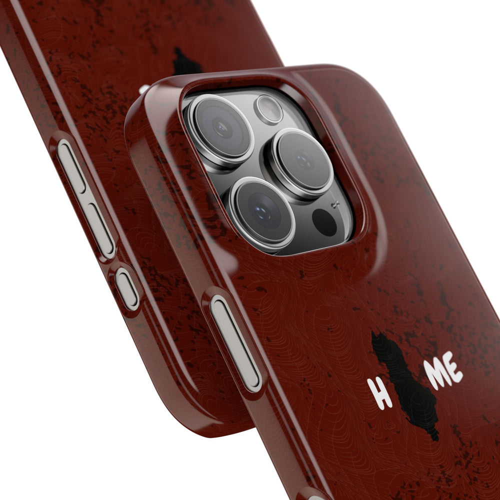 "HOME" Albania Snap Case