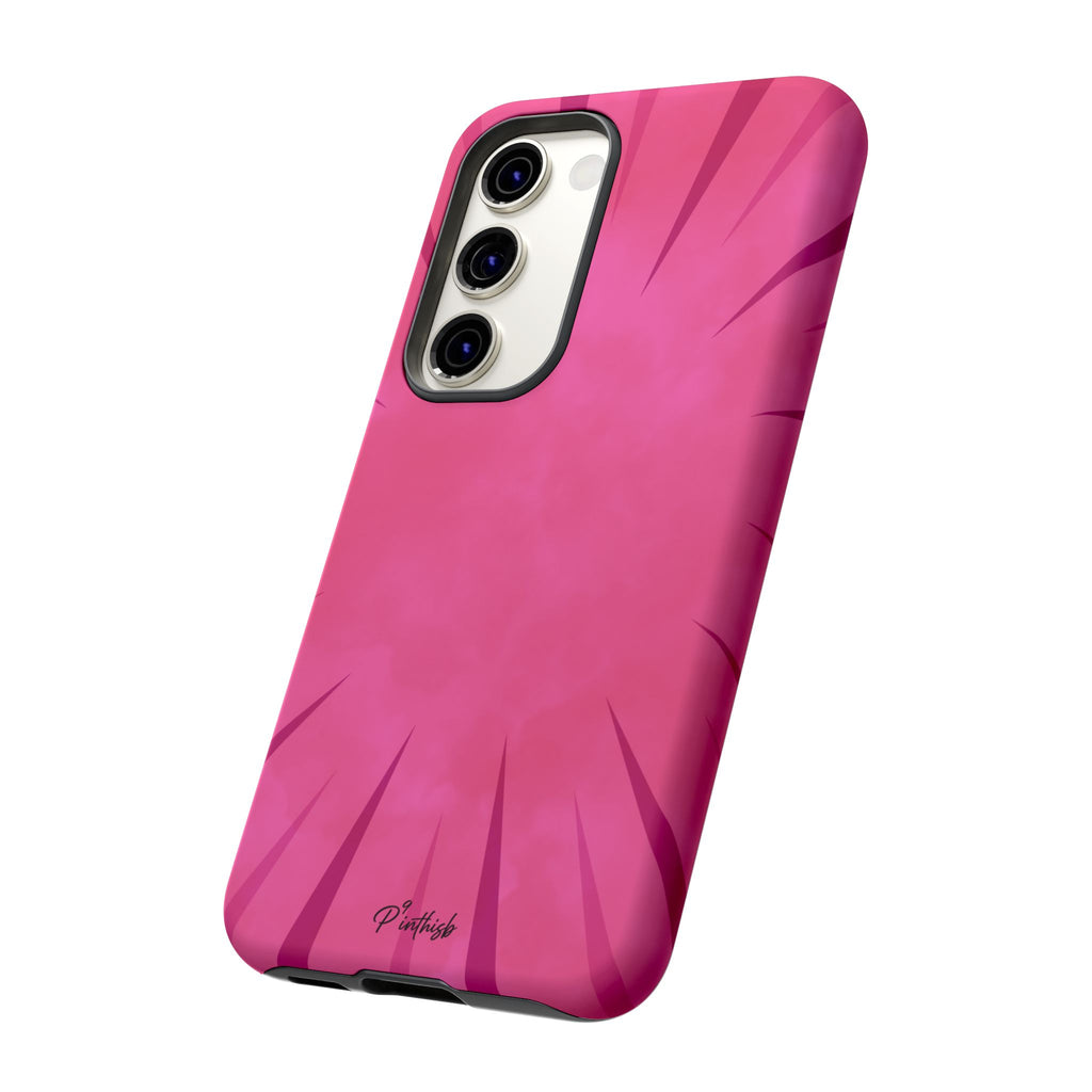 Pink Burst Tough Phone Case