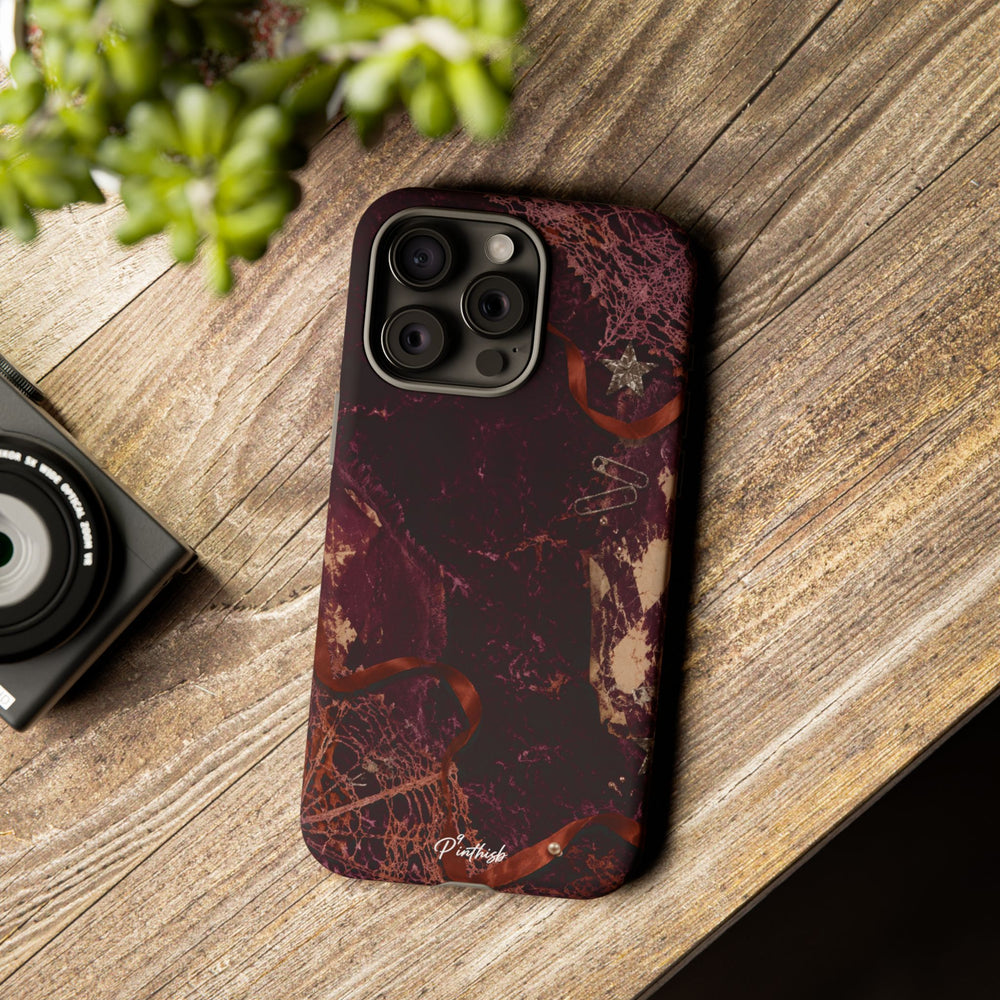 Dark Maroon Vintage Tough Case