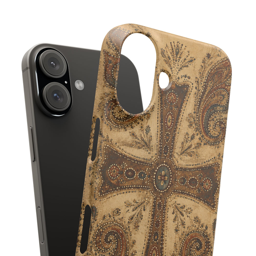 Cross Paisley Snap Case
