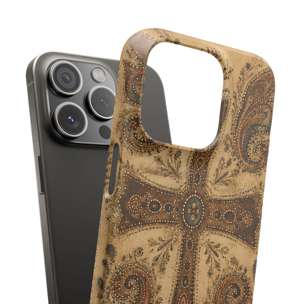 Cross Paisley Snap Case