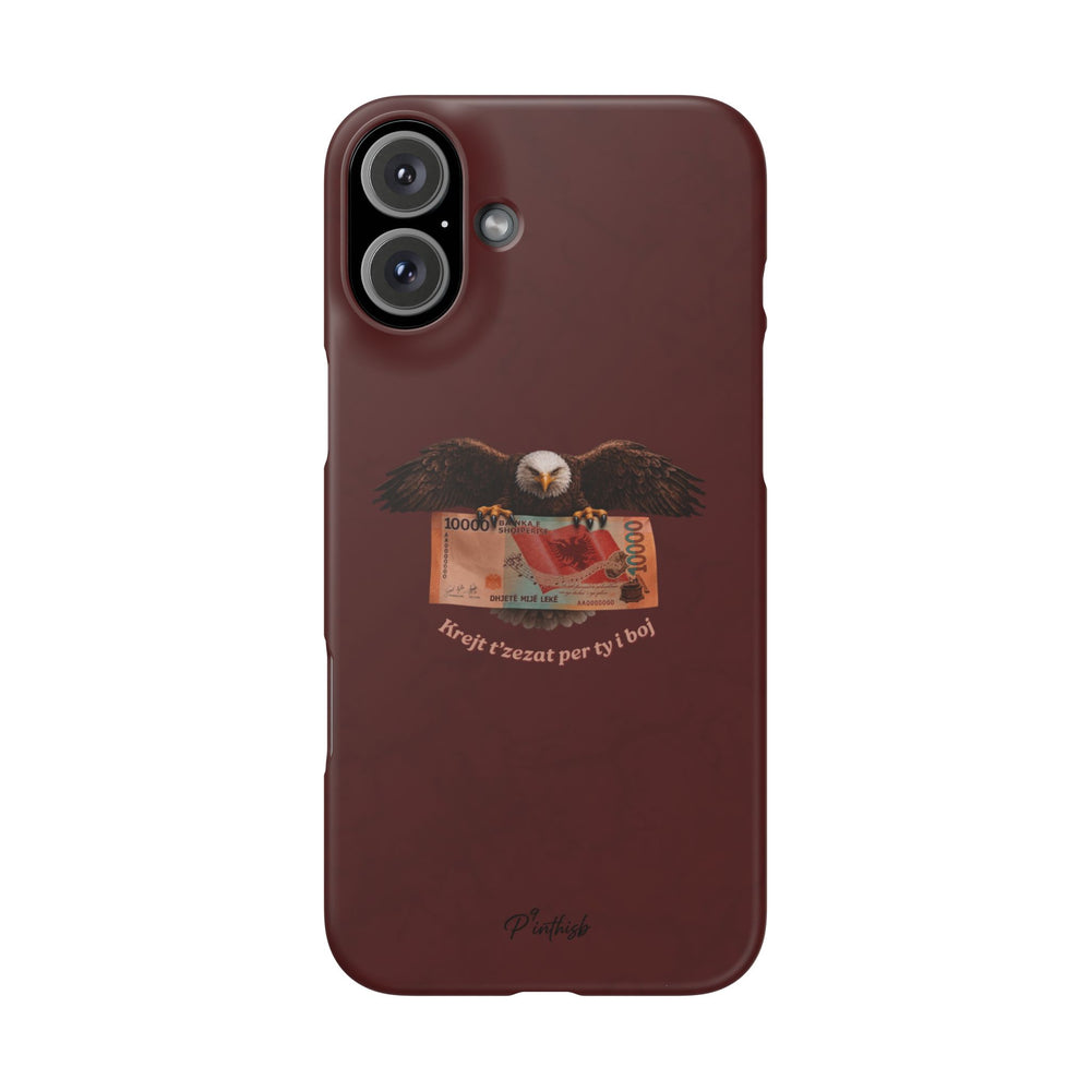 "Krejt t'zezat per ty i boj" Snap Case