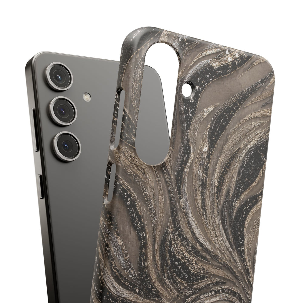 Neutral Swirl Protective Snap Case