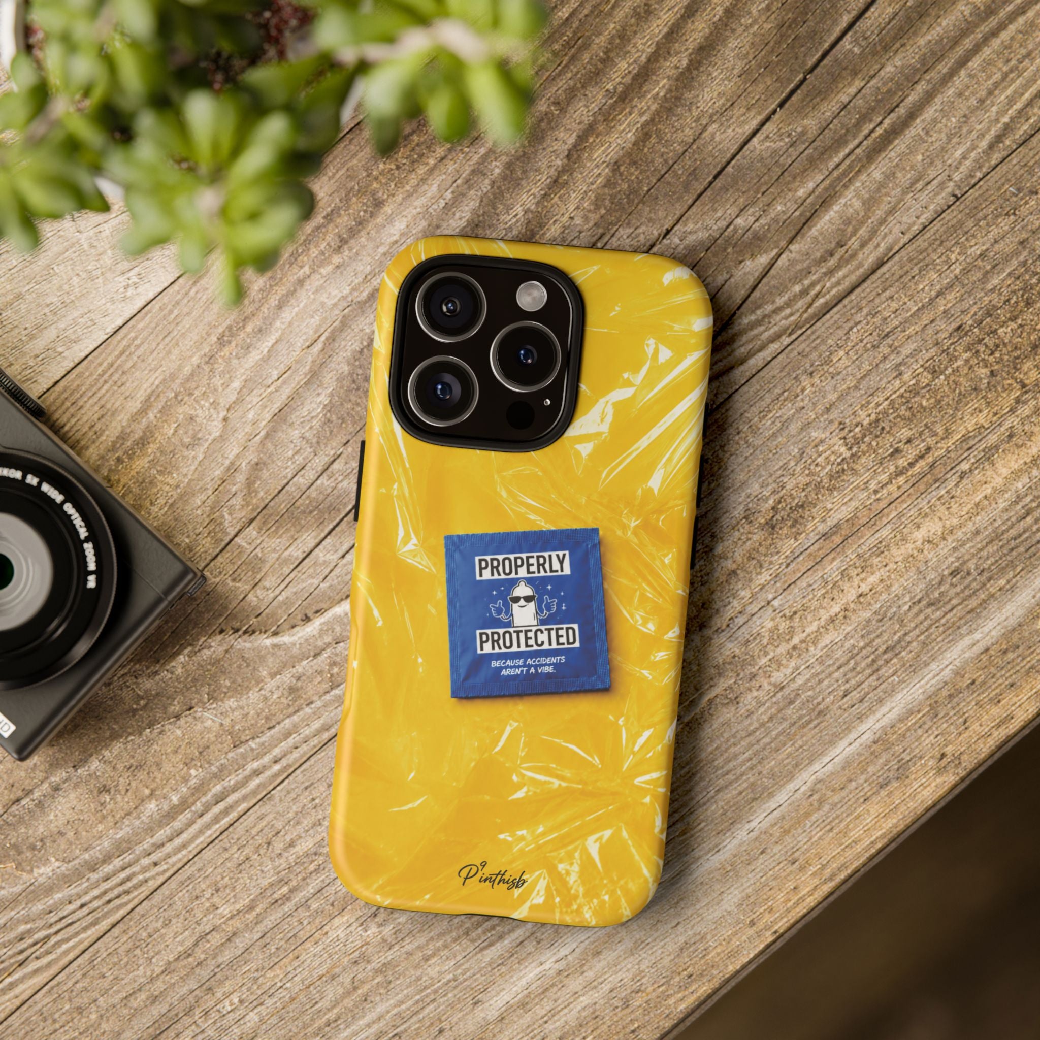 "Properly Protected" Graphic Phone Case