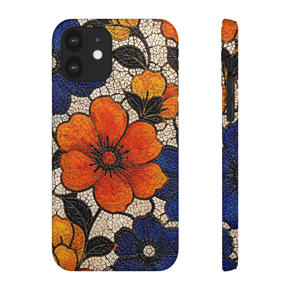 Floral Mosaic Snap Case