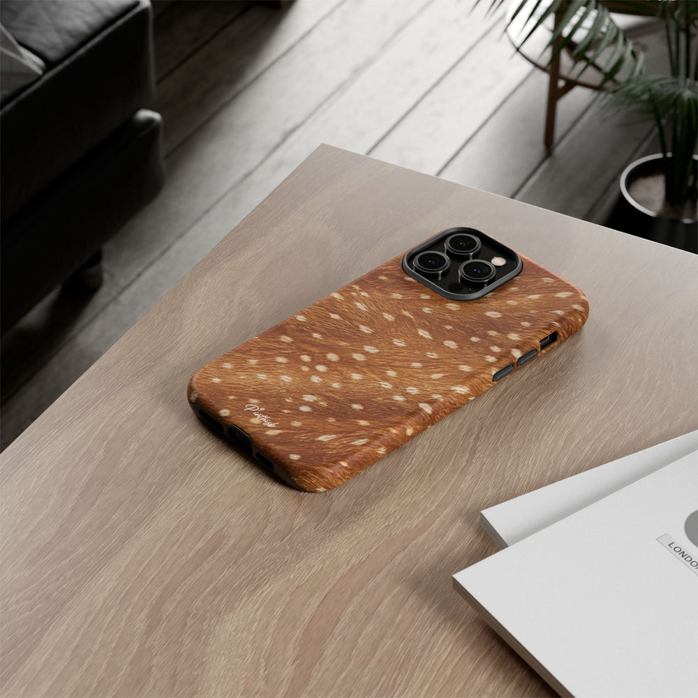Caramel Deer Pattern Tough Case