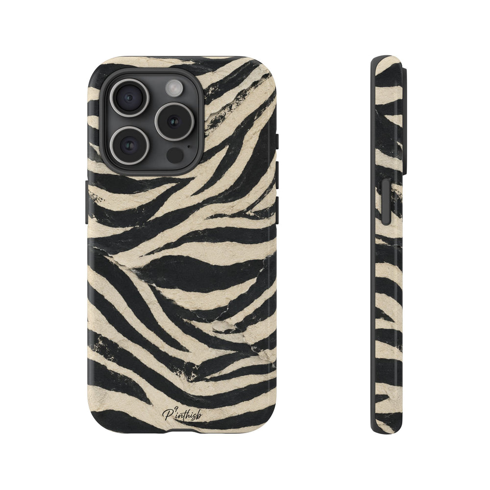 Zebra Stripe Tough Phone Case