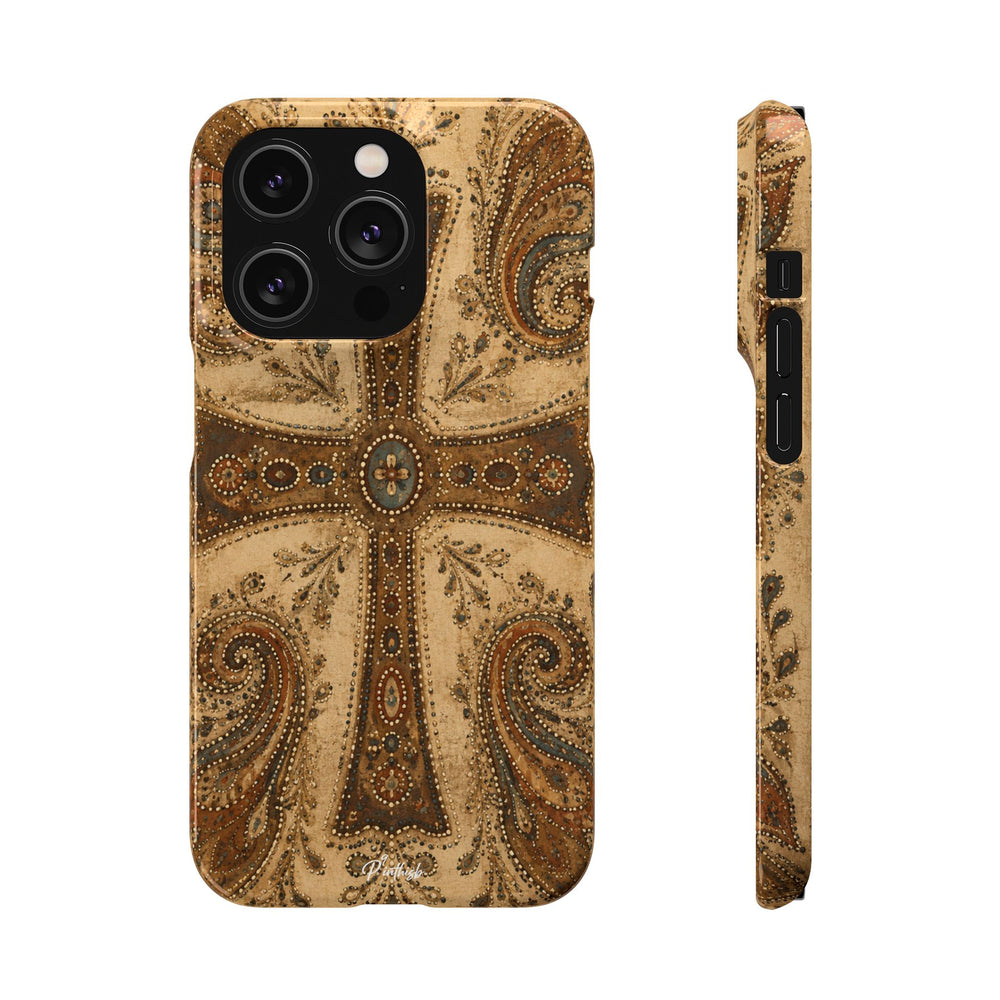 Cross Paisley Snap Case