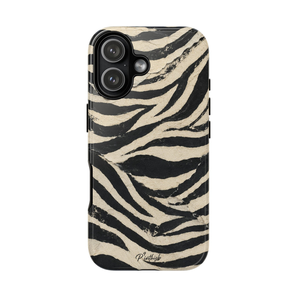 Zebra Stripe Tough Phone Case