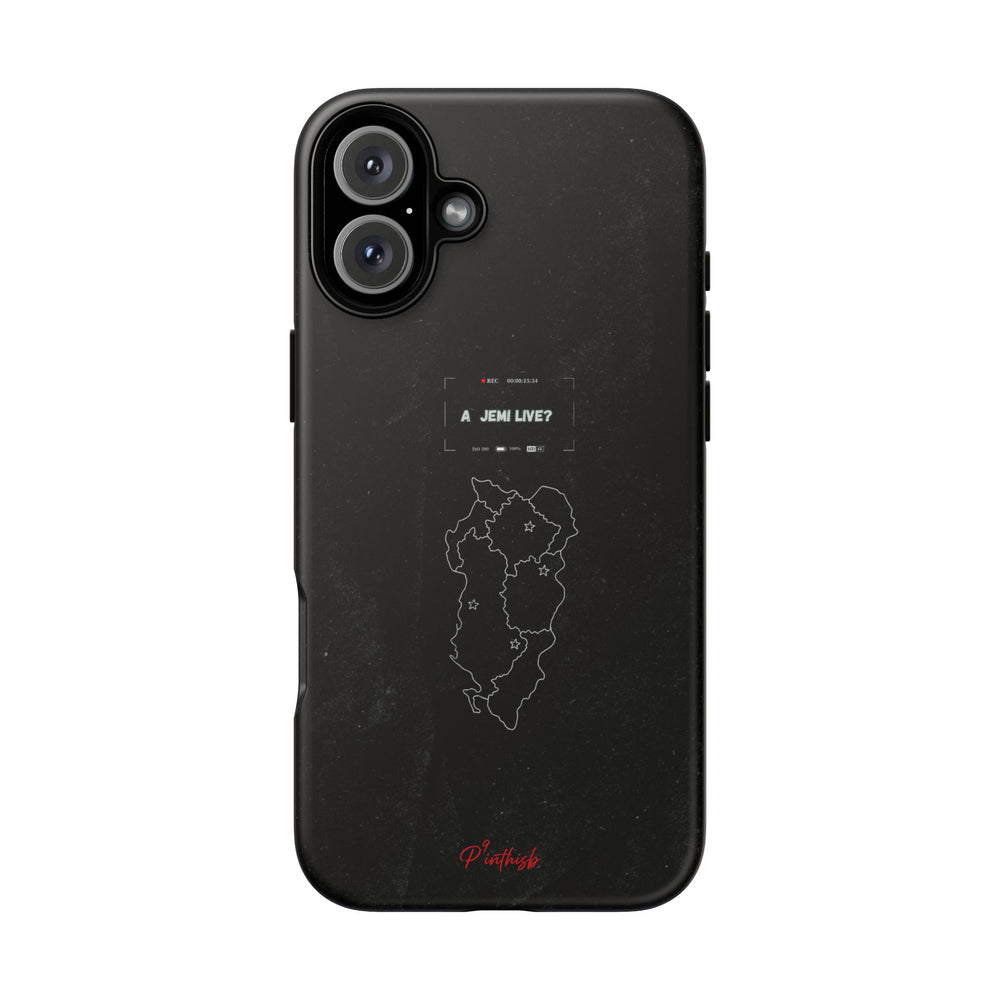 "A jemi live?" Tough Phone Case