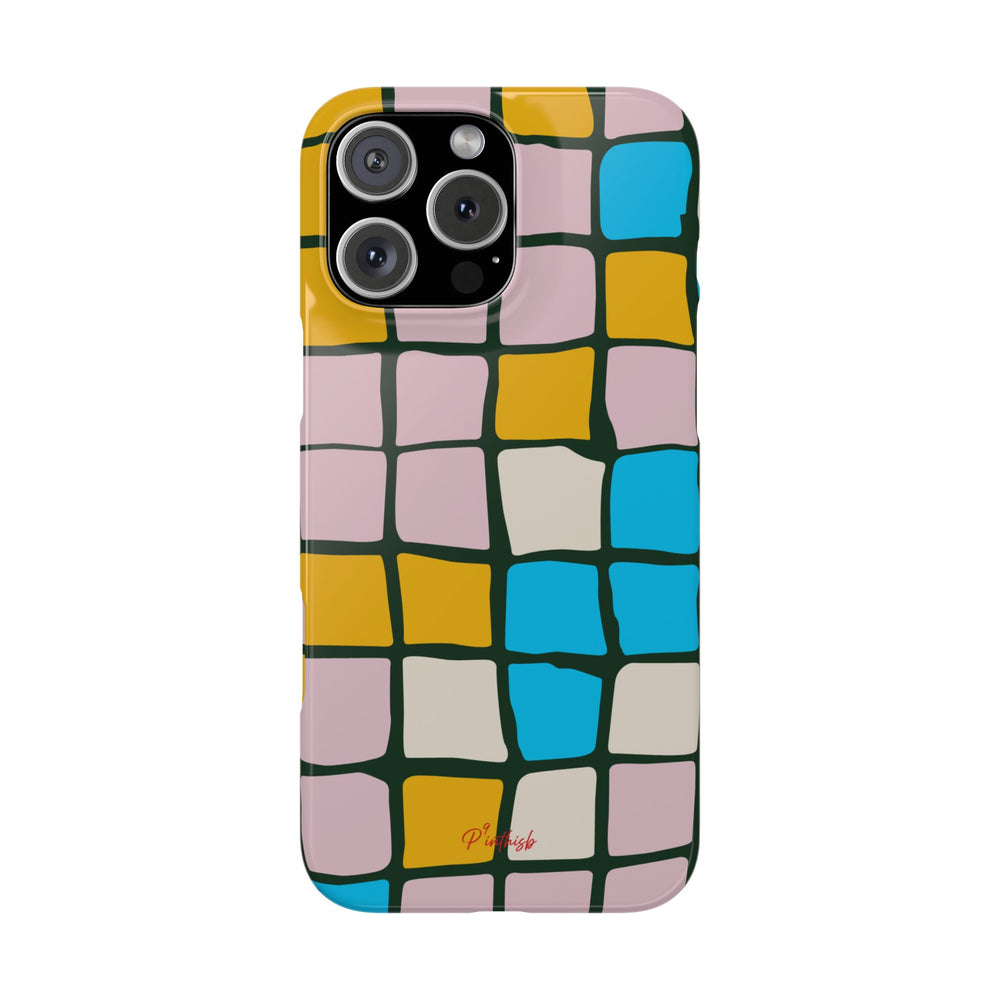 Color Grid Snap Phone Case