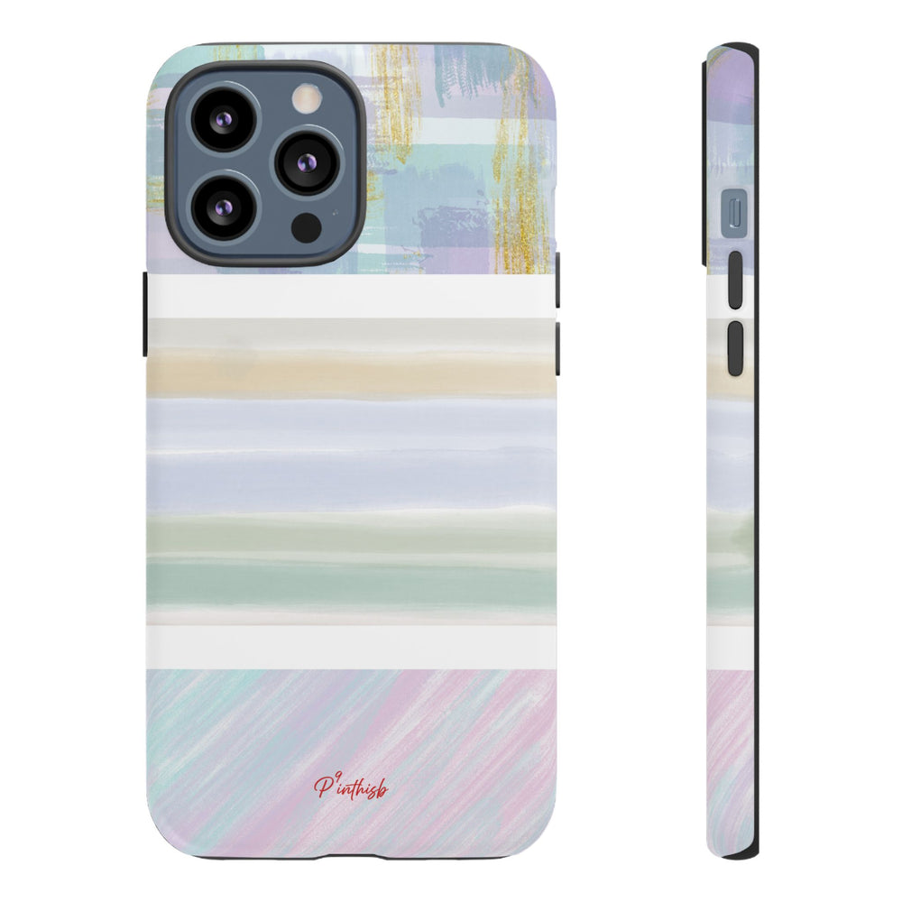 Pastel Stripe Tough Phone Case