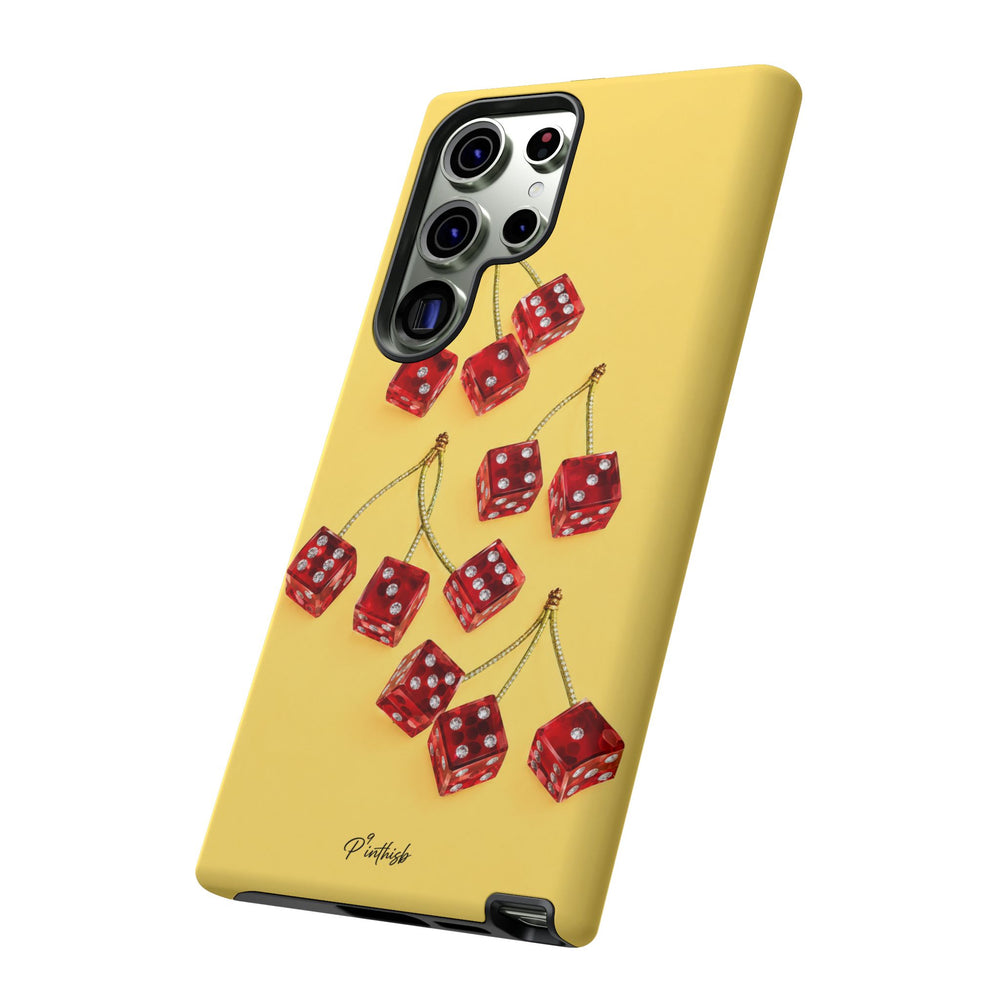 Cherry Dice Tough Phone Case