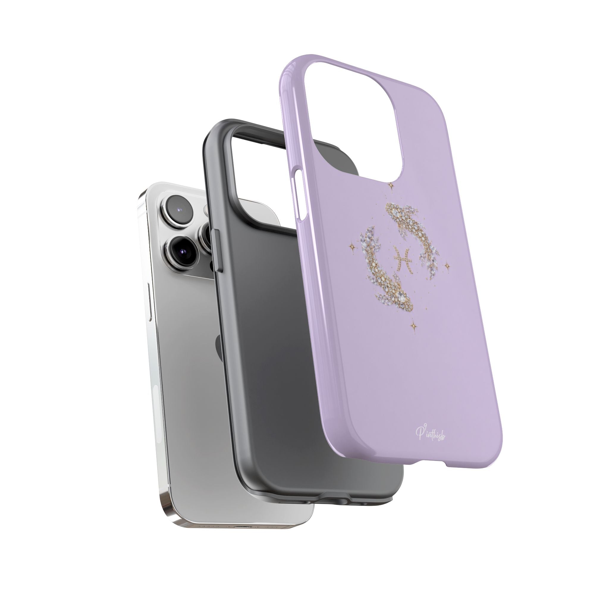 Pisces Glitter Phone Case