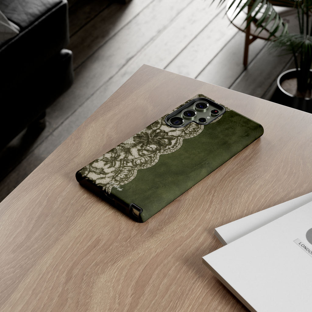 Olive Lace Tough Case