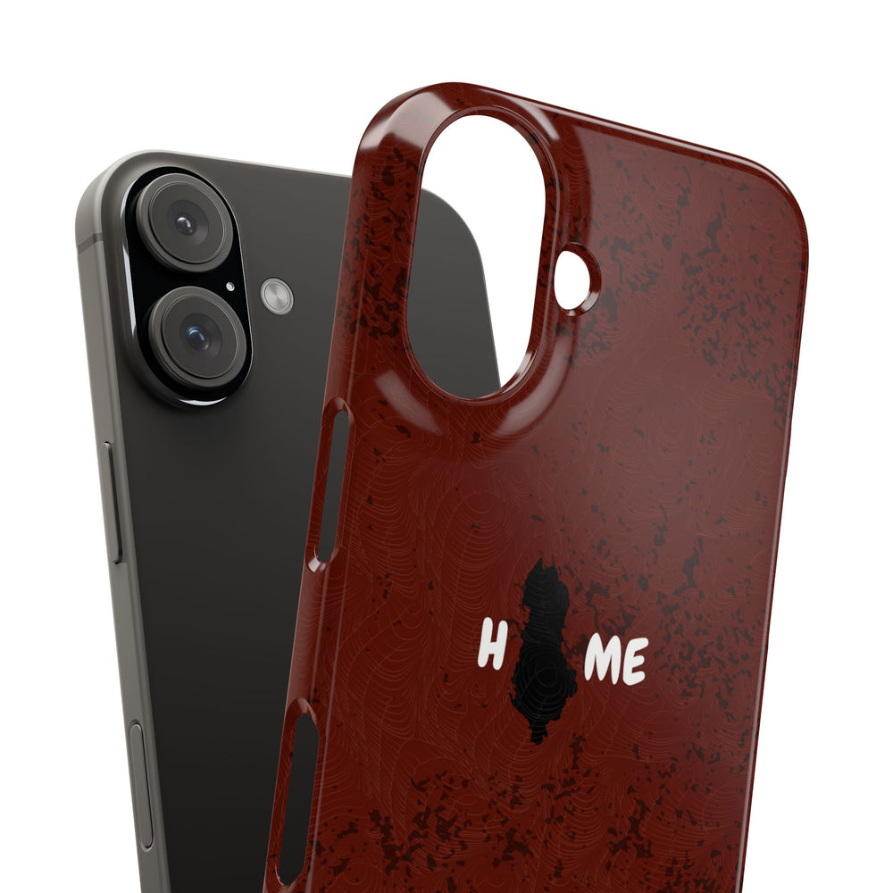 "HOME" Albania Snap Case