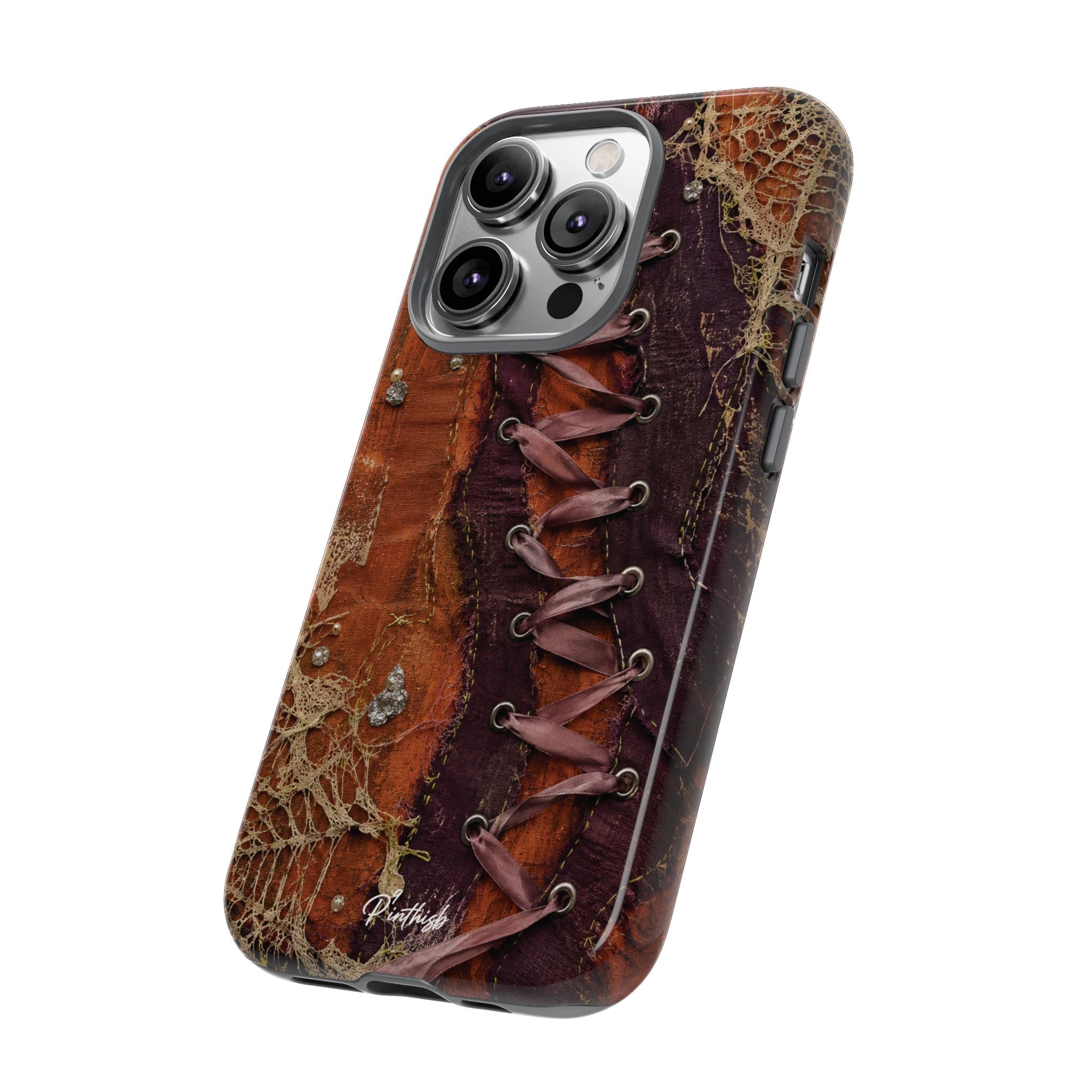 Vintage Leather Lace Tough Case