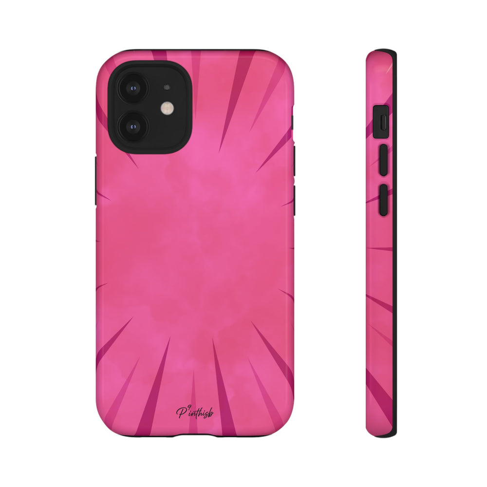 Pink Burst Tough Phone Case