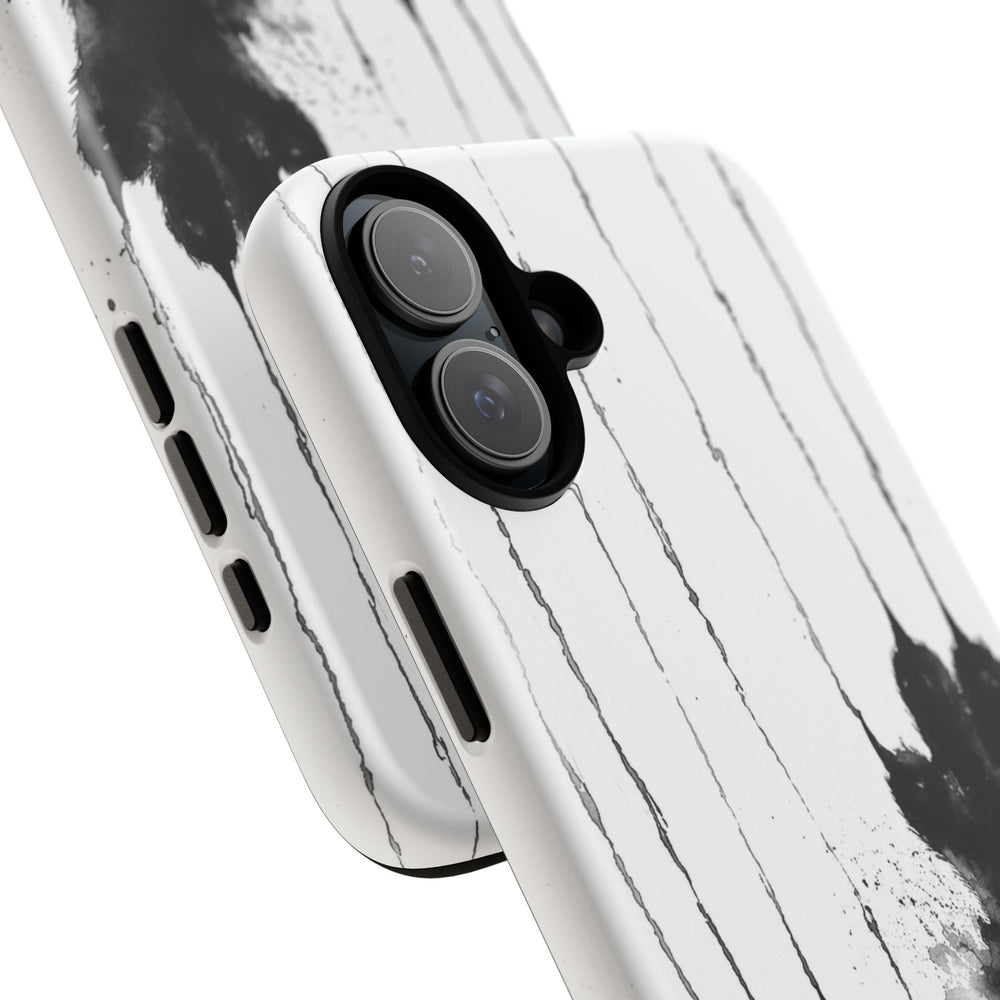Black Ink Paw Print Tough Case