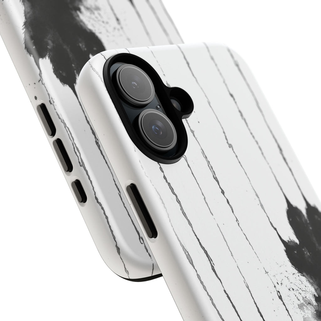 Black Ink Paw Print Tough Case