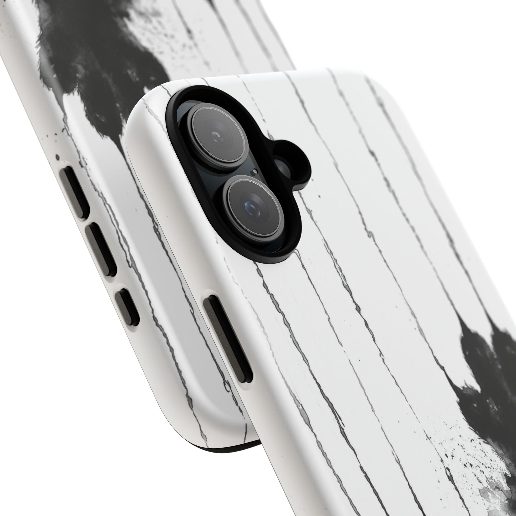 Black Ink Paw Print Tough Case