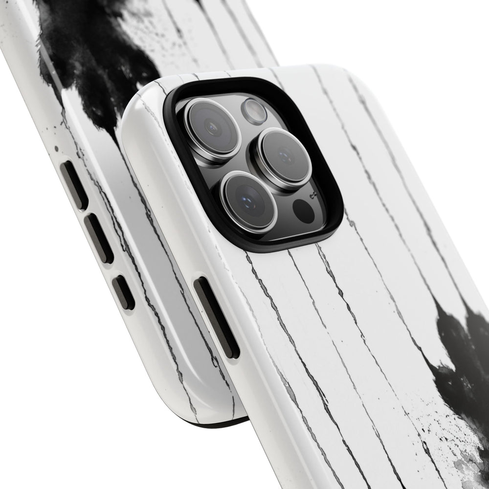 Black Ink Paw Print Tough Case