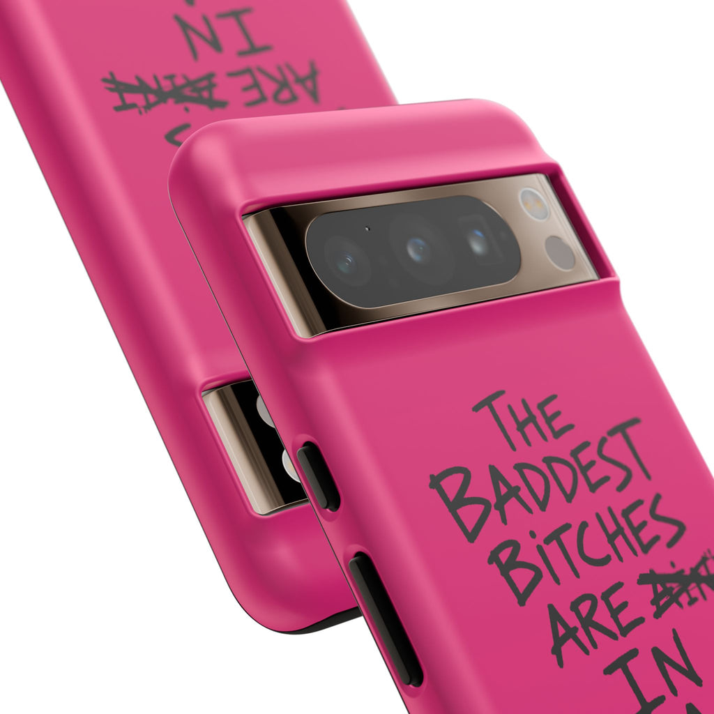 "The Baddest B*tches Are In Albania" Hot Pink Case
