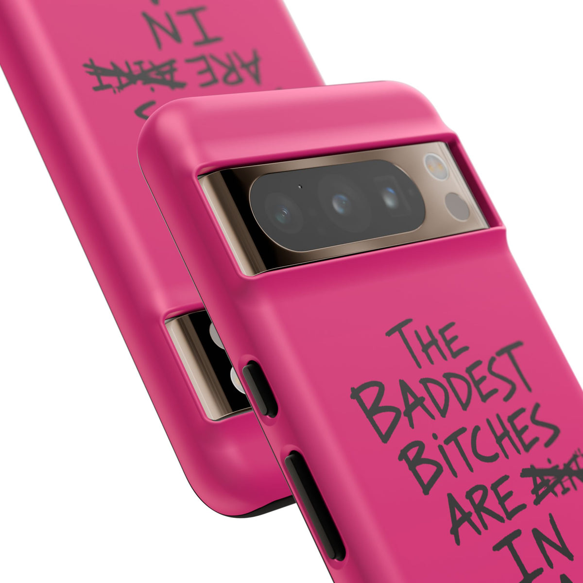 "The Baddest B*tches Are In Albania" Hot Pink Case