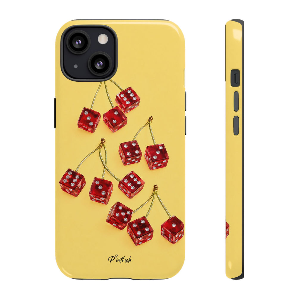 Cherry Dice Tough Phone Case