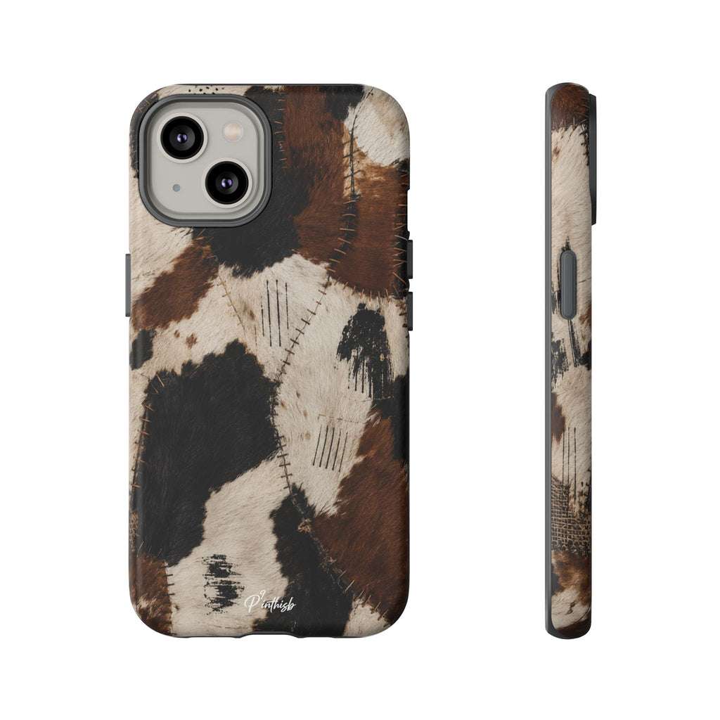 Brown & Black Animal Print Tough Case