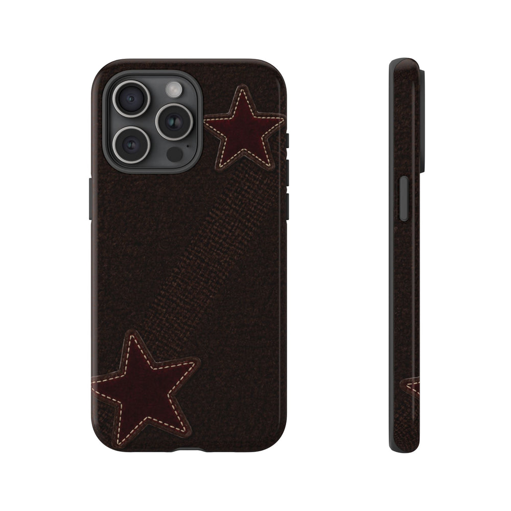 Rustic Stitched Star Phone Case