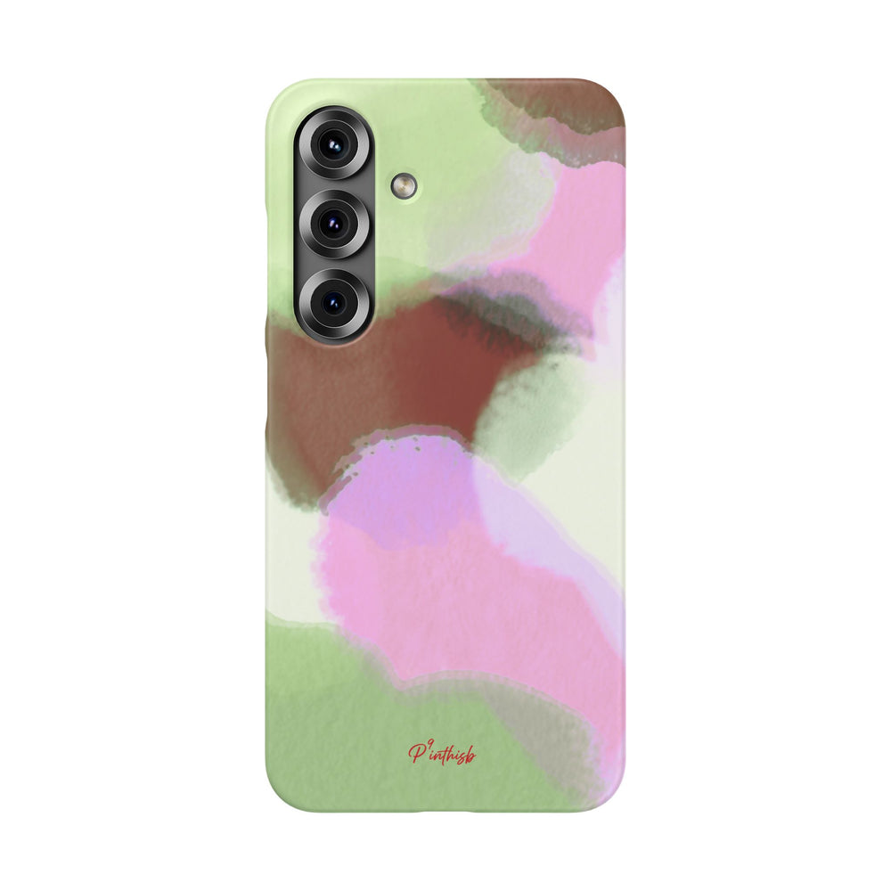 Abstract Pastel Camouflage Snap Phone Case