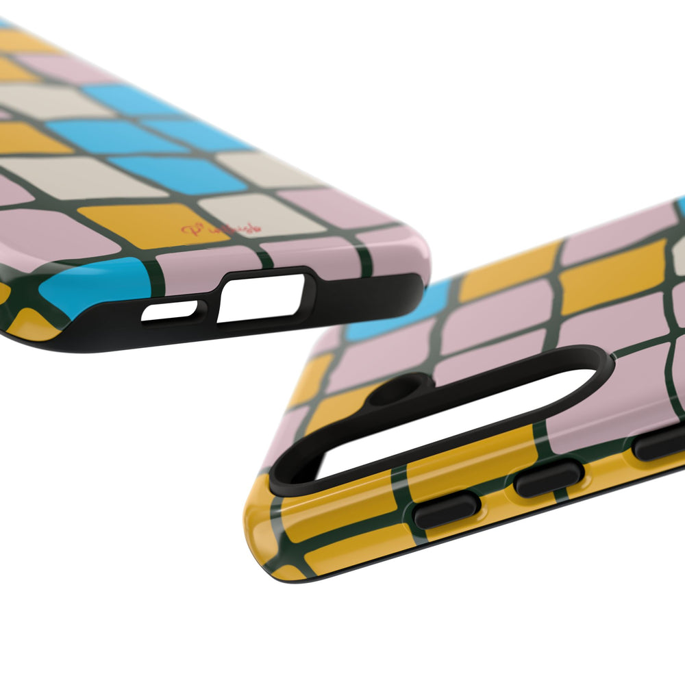 Color Grid Tough Phone Case