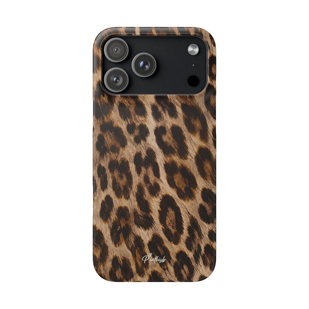 Leopard Print Snap Phone Case