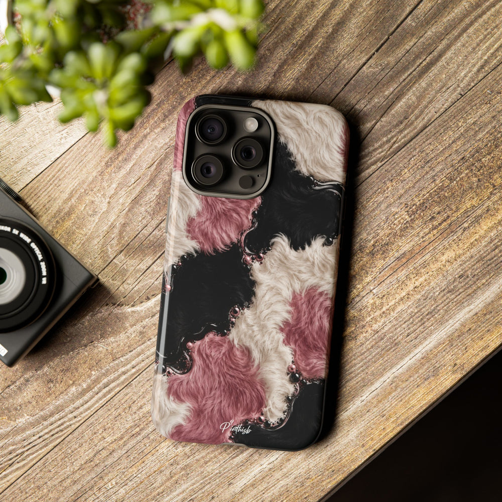 Cow Print Swirl Tough Case
