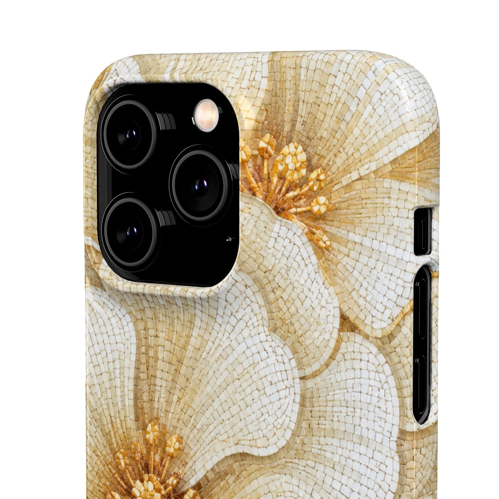Floral Gold Bloom Snap Case
