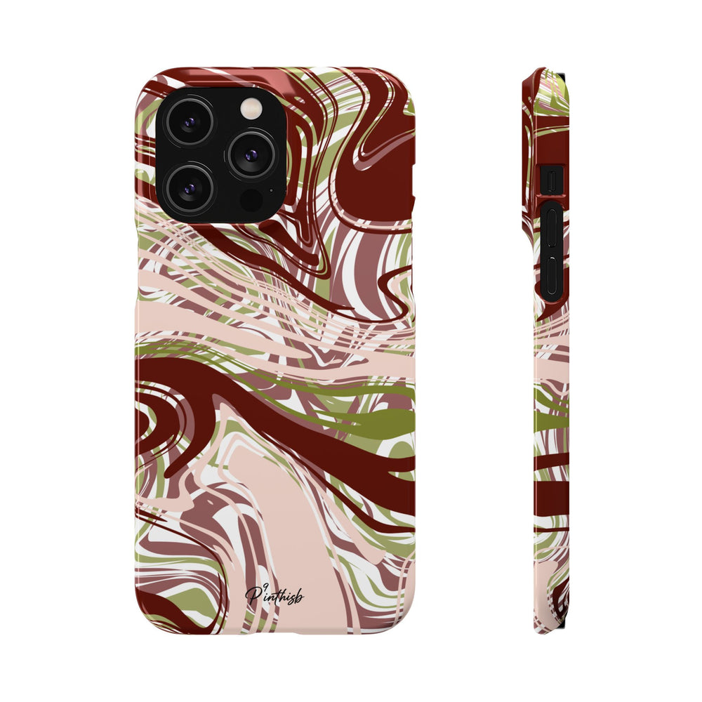 Abstract Marbled Snap Phone Case