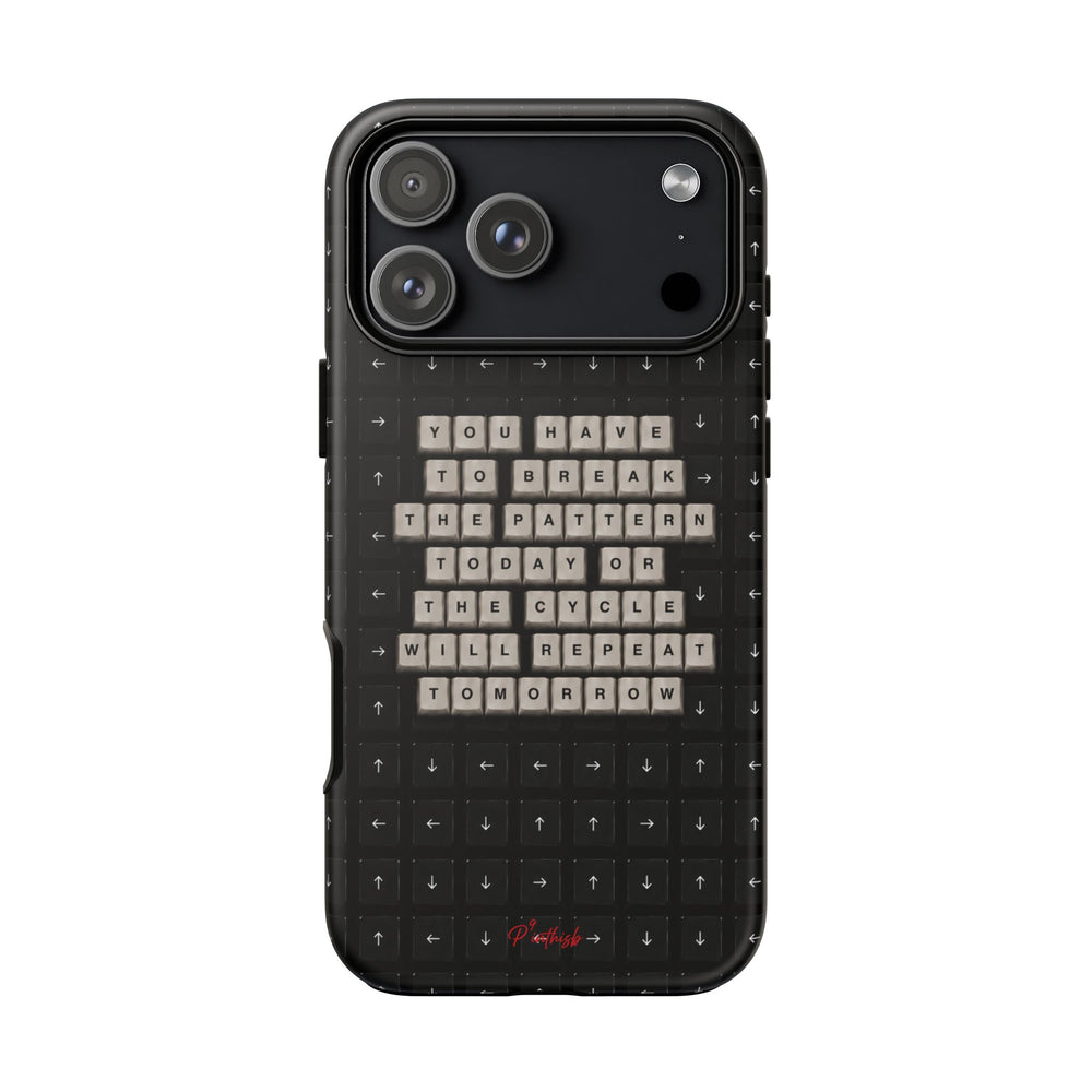 "Break the pattern" Keyboard Tough Case