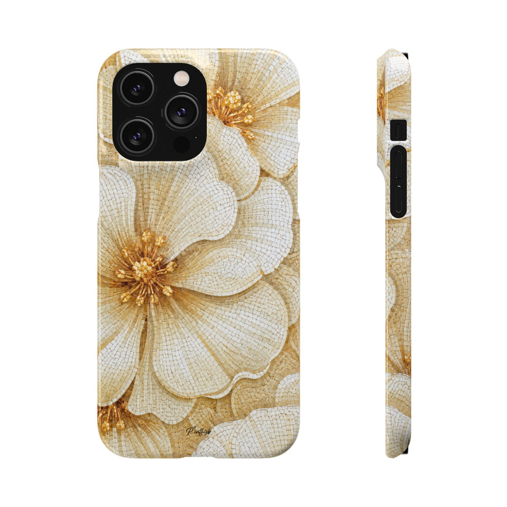 Floral Gold Bloom Snap Case