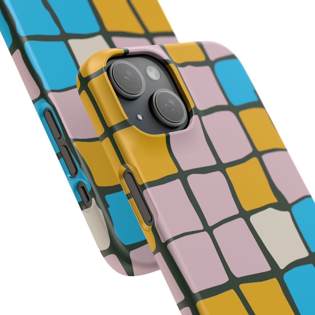Color Grid Snap Phone Case