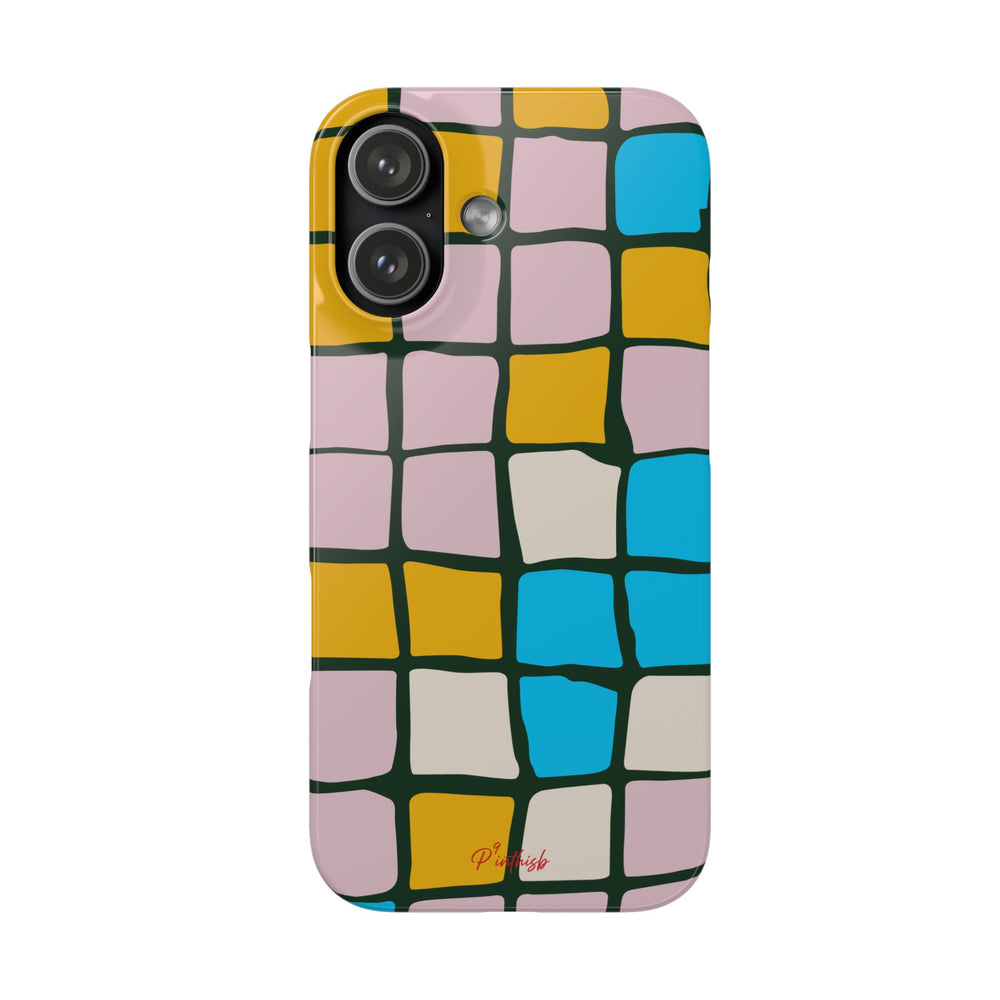 Color Grid Snap Phone Case