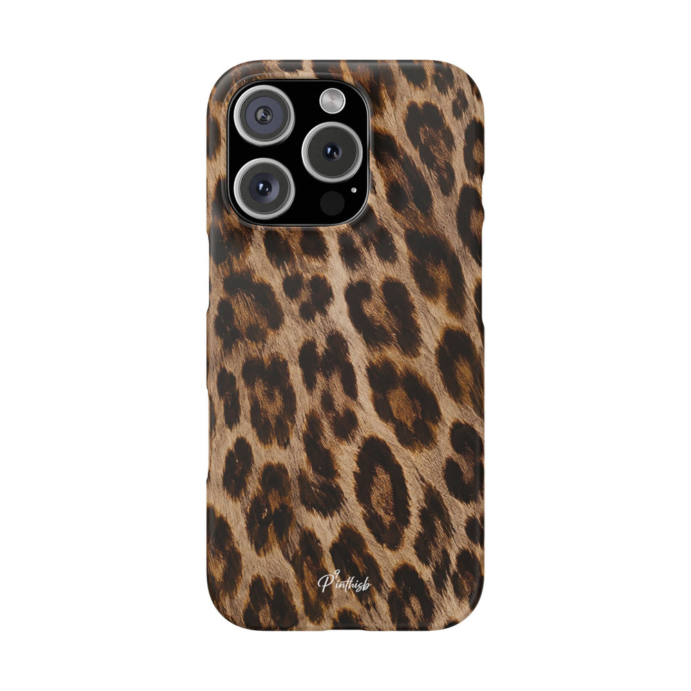 Leopard Print Snap Phone Case