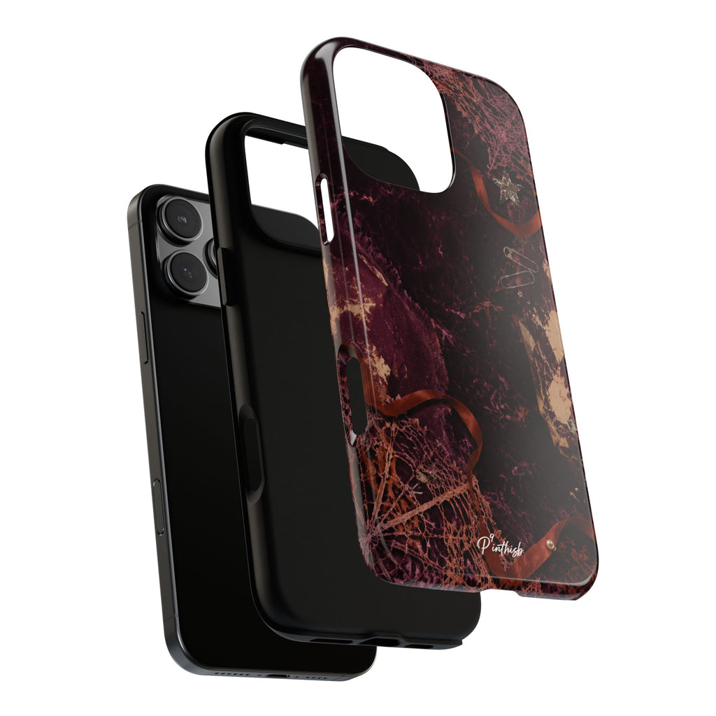Dark Maroon Vintage Tough Case