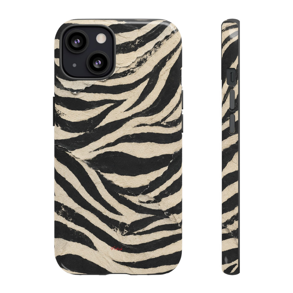Wavy Peach & Mauve Tough Case