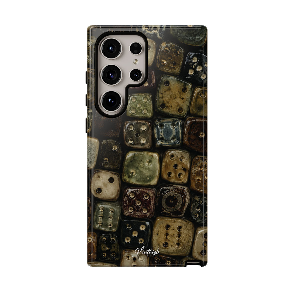 Vintage Dice Tile Phone Case