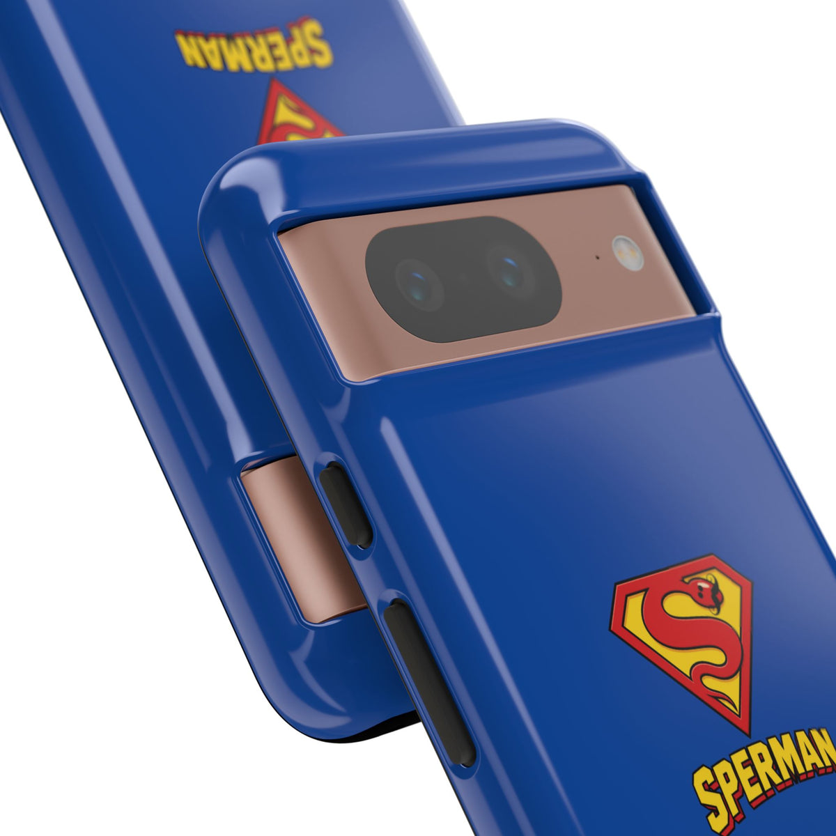 "SPERMAN" Parody Logo Tough Phone Case